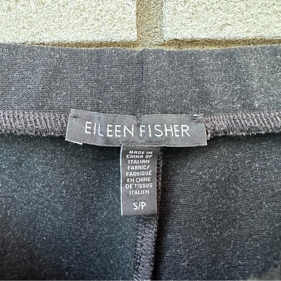 Eileen Fisher Charcoal Gray Viscose Stretch Ponte Pant - Picture 5 of 6